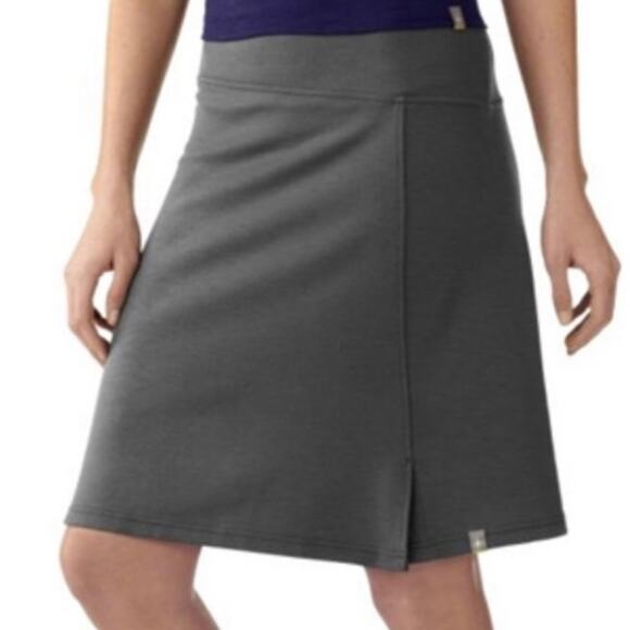 Smartwool Dresses & Skirts - Smartwool Gray Merino Wool Blend Side Slit Pencil Skirt XS